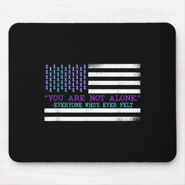 Suicide Awareness Suicide Prevention Suprt Survivo Mouse Mat (Front)