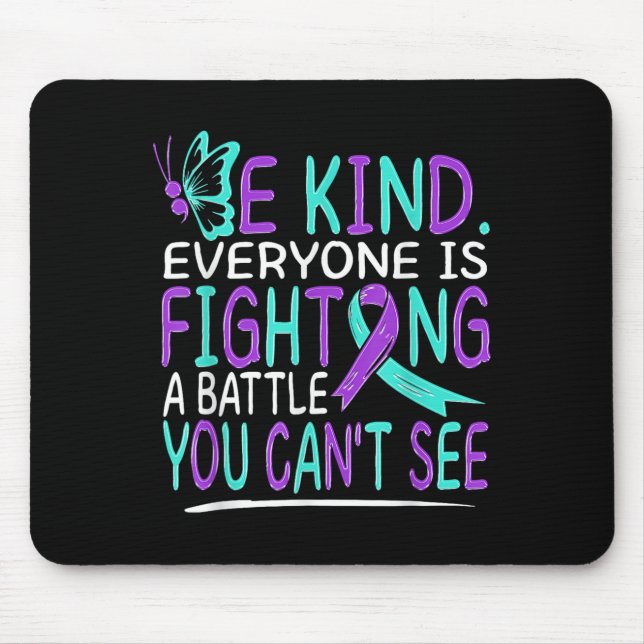 Suicide Awareness Suicide Prevention Suprt Survivo Mouse Mat (Front)
