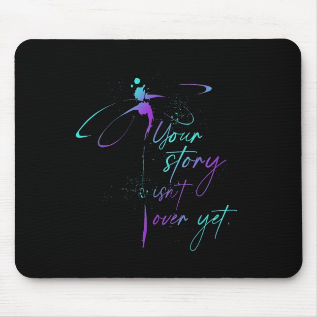 Suicide Awareness Suicide Prevention Suprt Survivo Mouse Mat (Front)