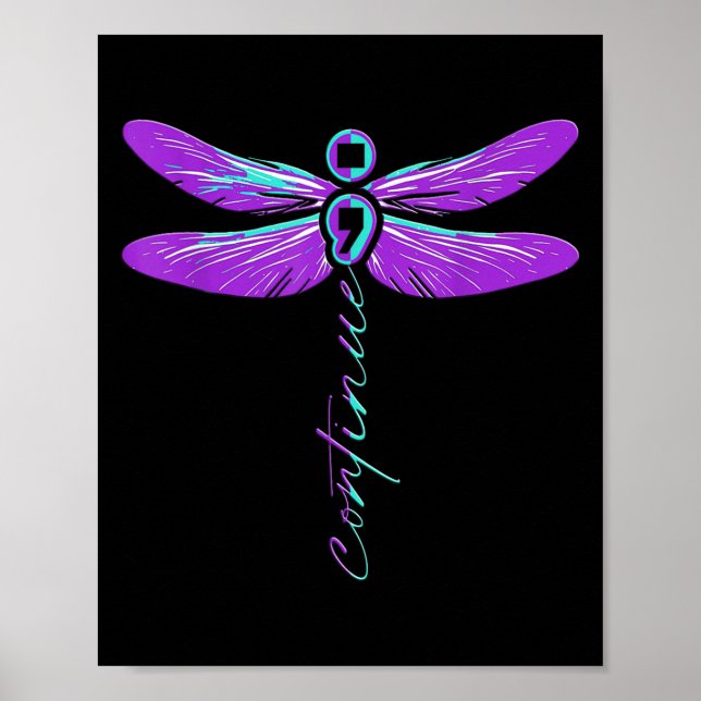 Suicide Awareness Suicide Prevention Suprt Survivo Poster (Front)