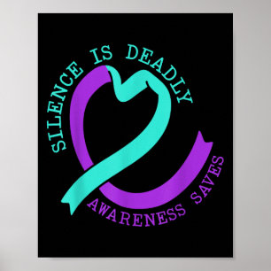 Suicide Awareness Suicide Prevention Suprt Survivo Poster