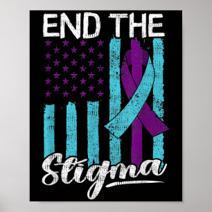 Suicide Awareness Suicide Prevention Suprt Survivo Poster