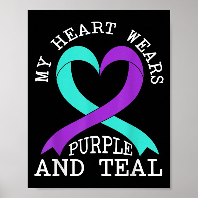 Suicide Awareness Suicide Prevention Suprt Survivo Poster (Front)