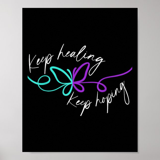 Suicide Awareness Suicide Prevention Suprt Survivo Poster (Front)