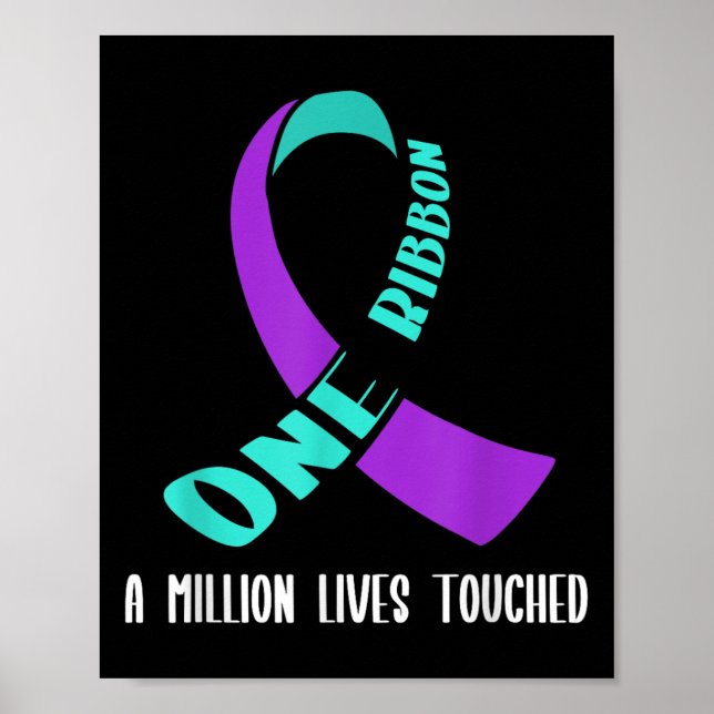 Suicide Awareness Suicide Prevention Suprt Survivo Poster (Front)