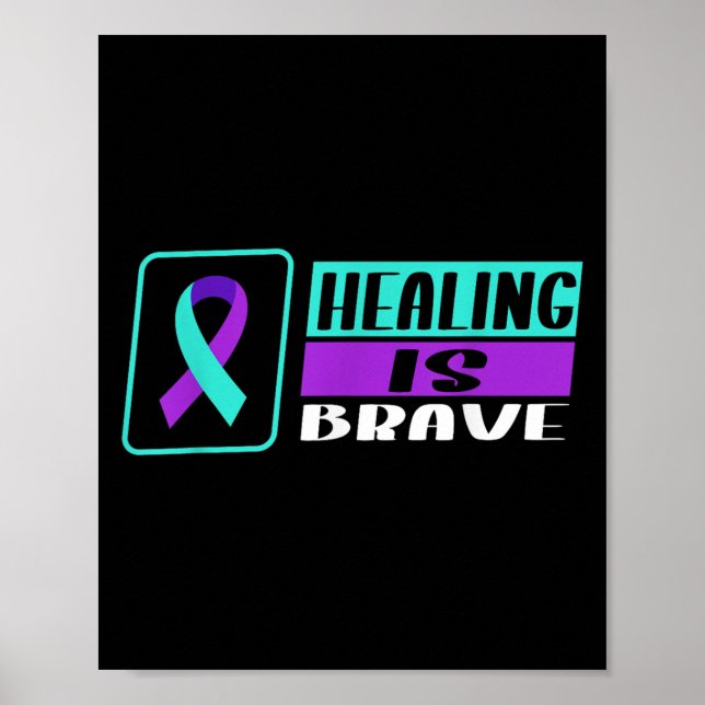 Suicide Awareness Suicide Prevention Suprt Survivo Poster (Front)