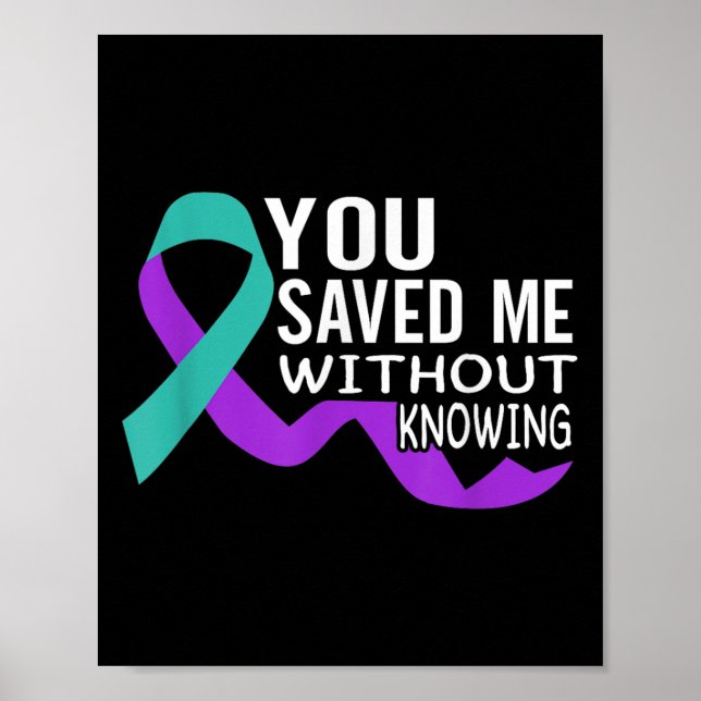 Suicide Awareness Suicide Prevention Suprt Survivo Poster (Front)