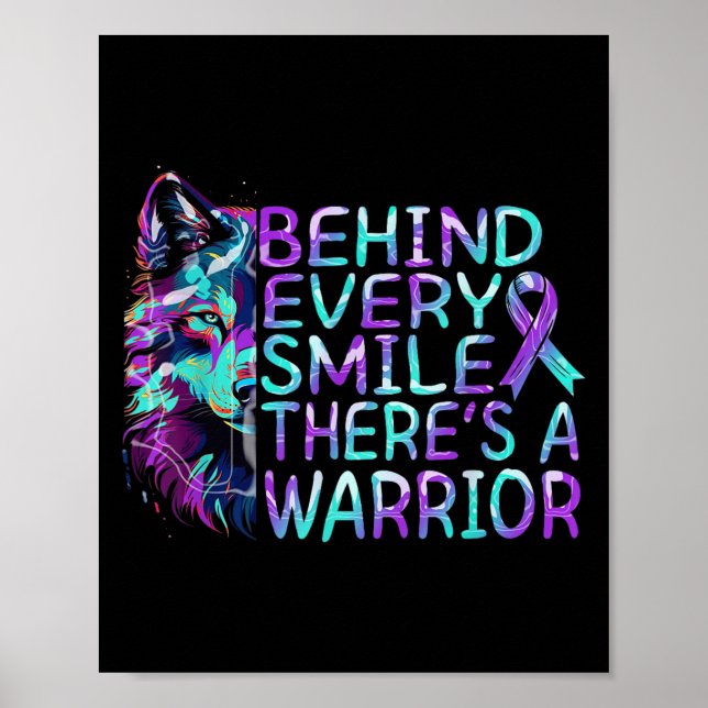 Suicide Awareness Suicide Prevention Suprt Survivo Poster (Front)