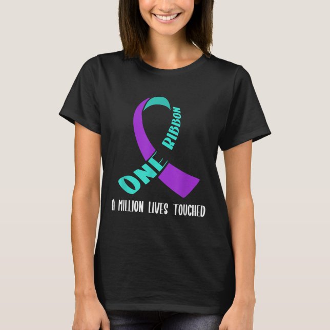 Suicide Awareness Suicide Prevention Suprt Survivo T-Shirt (Front)