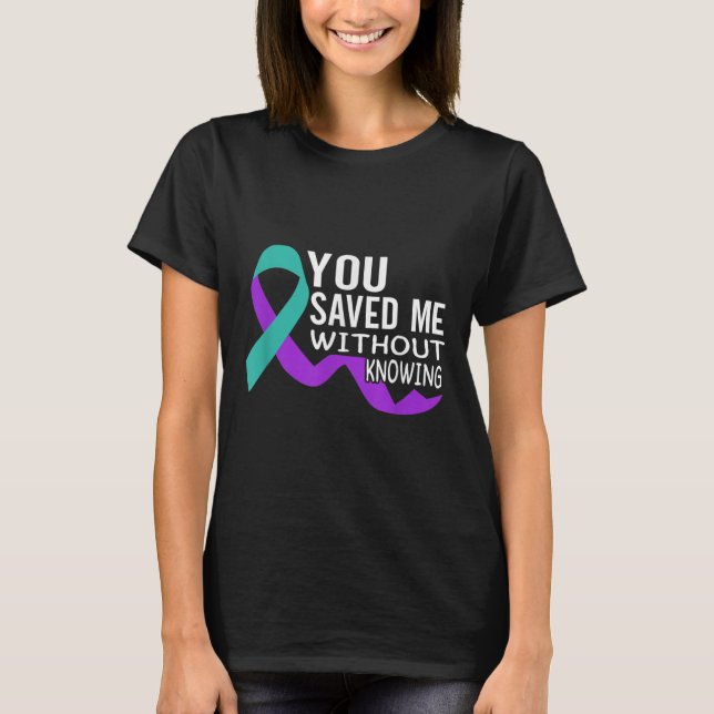 Suicide Awareness Suicide Prevention Suprt Survivo T-Shirt (Front)