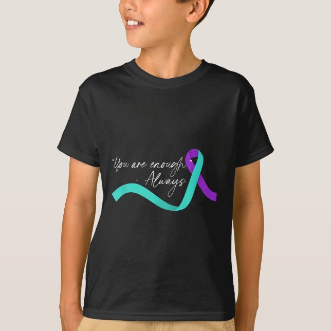 Suicide Awareness Suicide Prevention Suprt Survivo T-Shirt (Front)