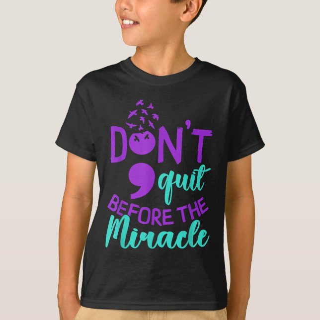 Suicide Awareness Suicide Prevention Suprt Survivo T-Shirt (Front)