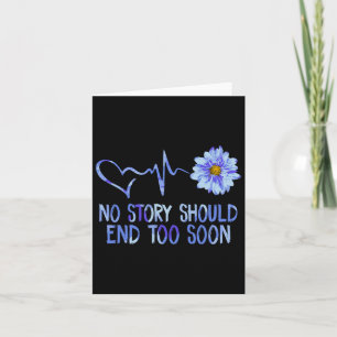 Suicide Awareness Sunflower  Card