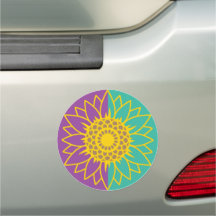 Suicide Awareness Sunflower Magnet