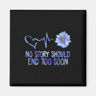 Suicide Awareness Sunflower  Magnet