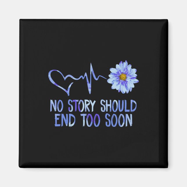 Suicide Awareness Sunflower  Magnet (Front)