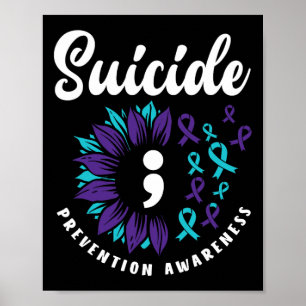 Suicide Awareness Support Suicide Prevention Aware Poster