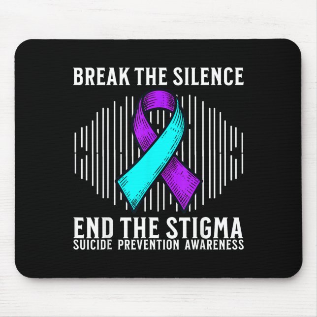 Suicide Awareness Support Suicide Prevention Mouse Mat (Front)