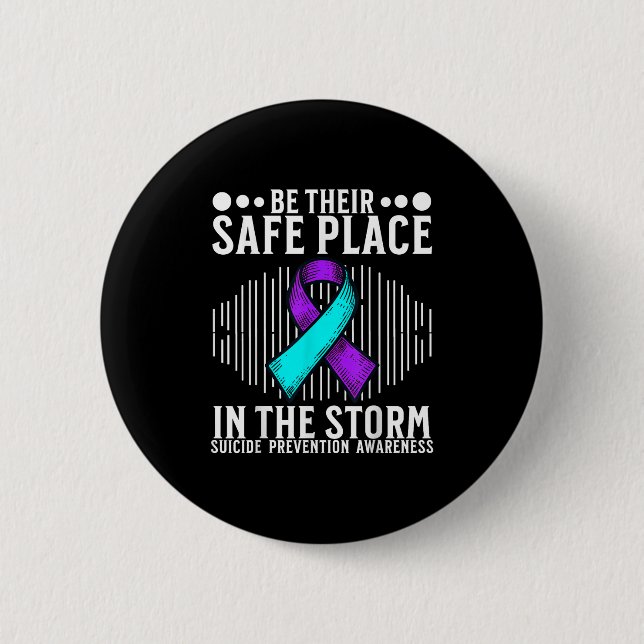 Suicide Awareness Suprt Suicide Prevention Awarene 6 Cm Round Badge (Front)