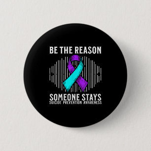 Suicide Awareness Suprt Suicide Prevention Awarene 6 Cm Round Badge