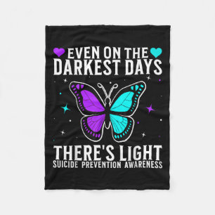 Suicide Awareness Suprt Suicide Prevention Awarene Fleece Blanket