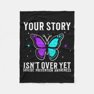 Suicide Awareness Suprt Suicide Prevention Awarene Fleece Blanket