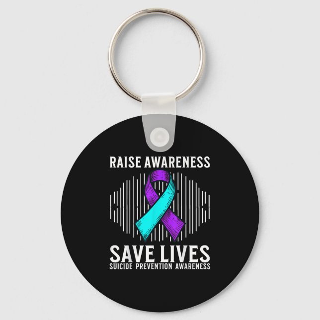 Suicide Awareness Suprt Suicide Prevention Awarene Key Ring (Front)