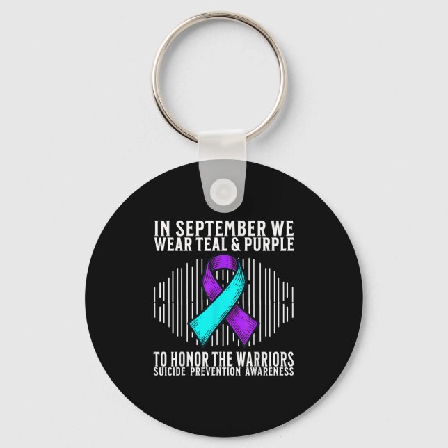 Suicide Awareness Suprt Suicide Prevention Awarene Key Ring (Front)
