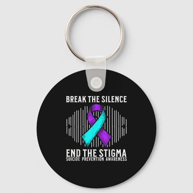 Suicide Awareness Suprt Suicide Prevention Awarene Key Ring (Front)