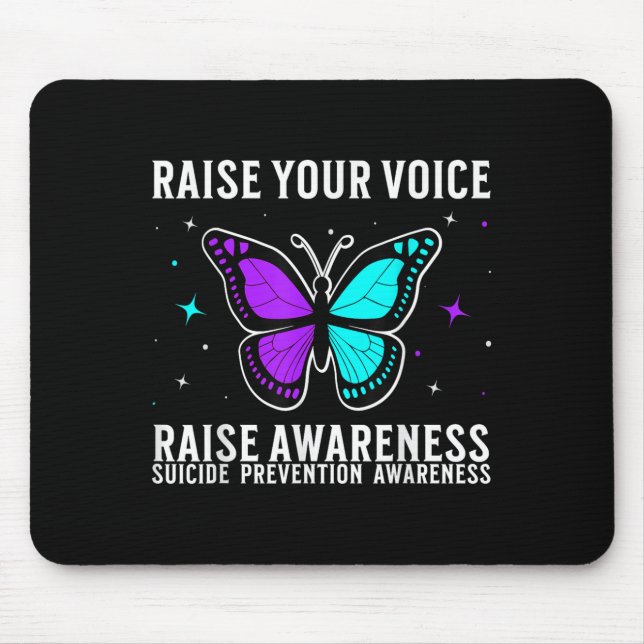 Suicide Awareness Suprt Suicide Prevention Awarene Mouse Mat (Front)