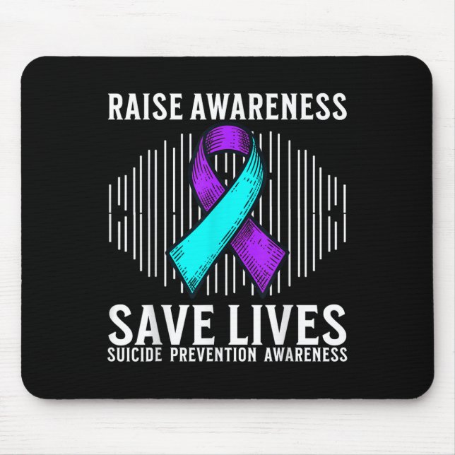 Suicide Awareness Suprt Suicide Prevention Awarene Mouse Mat (Front)