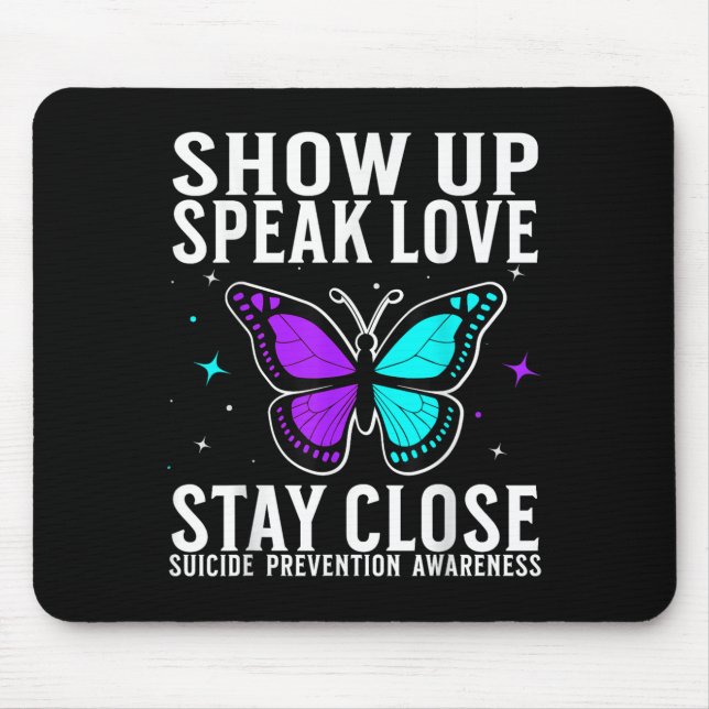 Suicide Awareness Suprt Suicide Prevention Awarene Mouse Mat (Front)