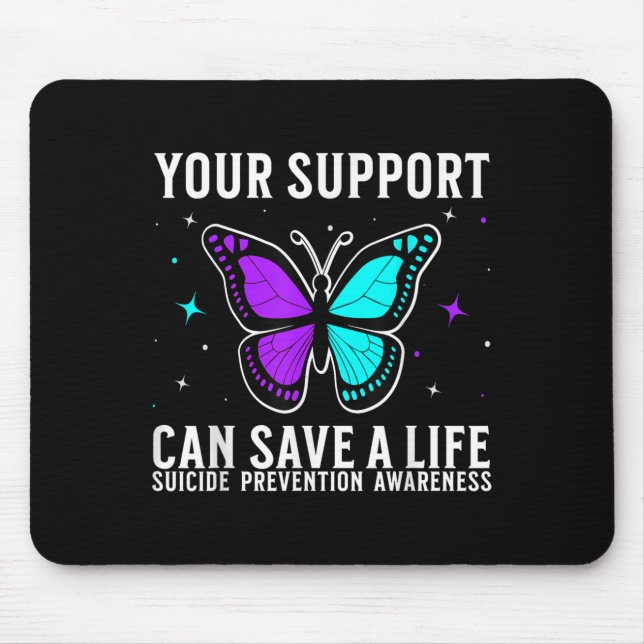 Suicide Awareness Suprt Suicide Prevention Awarene Mouse Mat (Front)