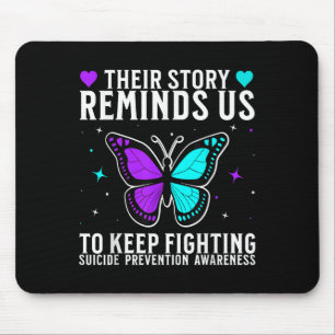 Suicide Awareness Suprt Suicide Prevention Awarene Mouse Mat