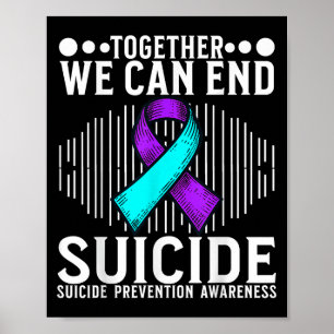Suicide Awareness Suprt Suicide Prevention Awarene Poster