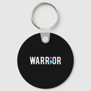Suicide Awareness Warrior Design Gift For Mental H Key Ring