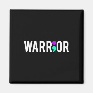 Suicide Awareness Warrior Design Gift For Mental H Magnet