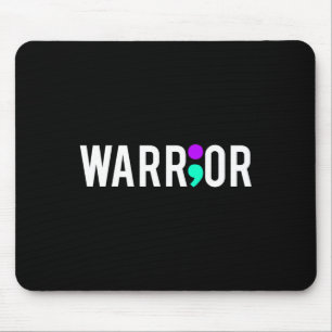 Suicide Awareness Warrior Design Gift For Mental H Mouse Mat