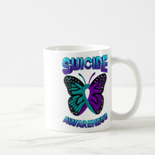 Suicide Awareness Warrior Purple & Teal Coffee Mug