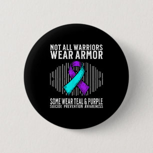 Suicide Awareness Warrior Suicide Prevention Aware 6 Cm Round Badge