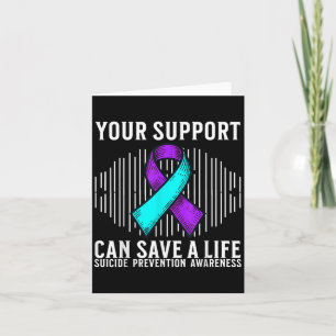 Suicide Awareness Warrior Suicide Prevention Aware Card