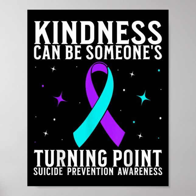 Suicide Awareness Warrior Suicide Prevention Aware Poster (Front)