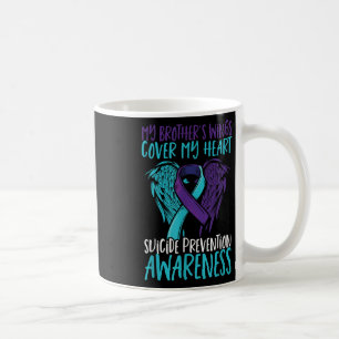 Suicide Awareness Wings & Ribbon Suicide Coffee Mug