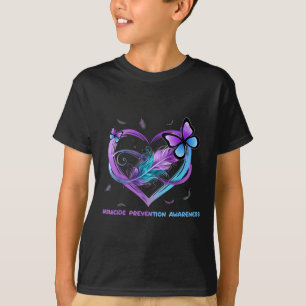 Suicide Awareness Wings Angel Ribbon, Suicide T-Shirt