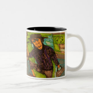 suicide bail out Two-Tone coffee mug