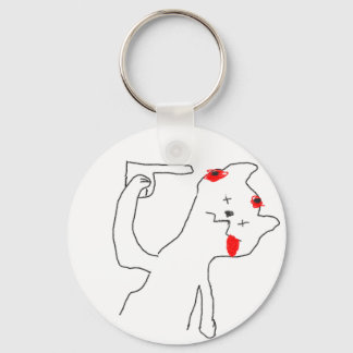 suicide cat key ring