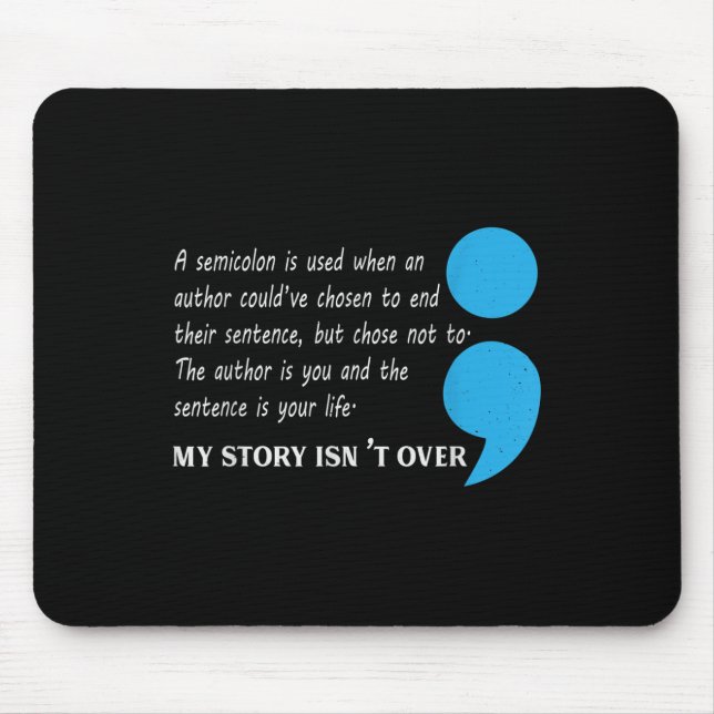 Suicide Depression Awareness  Mouse Mat (Front)
