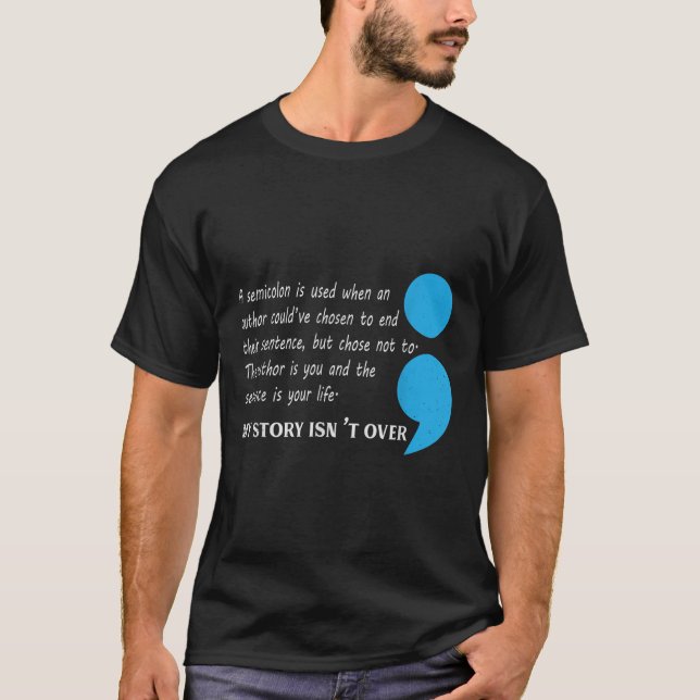 Suicide Depression Awareness  T-Shirt (Front)