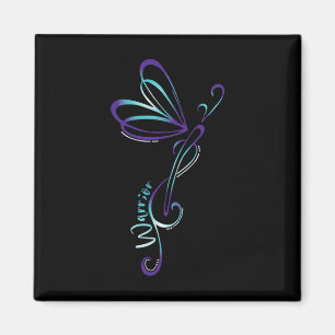 Suicide Depression Dragonfly Prevention Awareness  Magnet