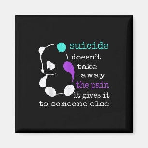 Suicide Pain Semicolon Gift Suicide Prevention Awa Magnet